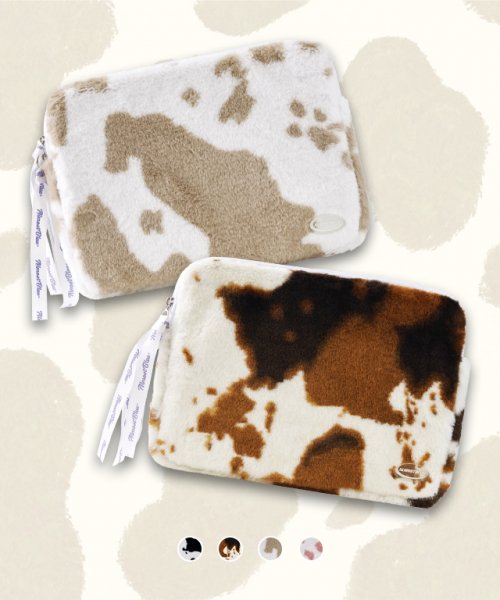 Fluffy Cow Laptop Pouch