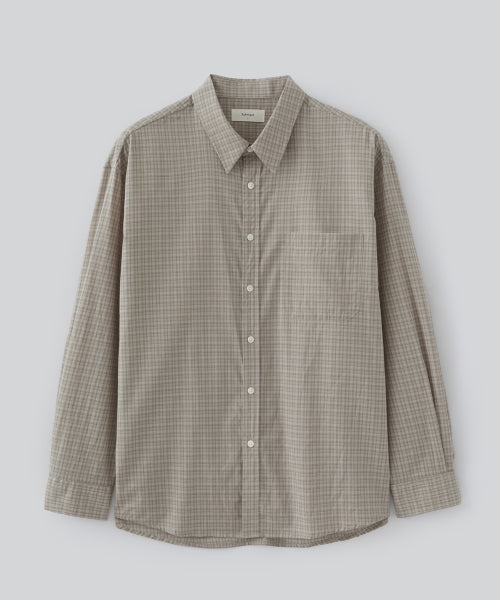 Funisher Checkered Shirt (Mocha Beige)