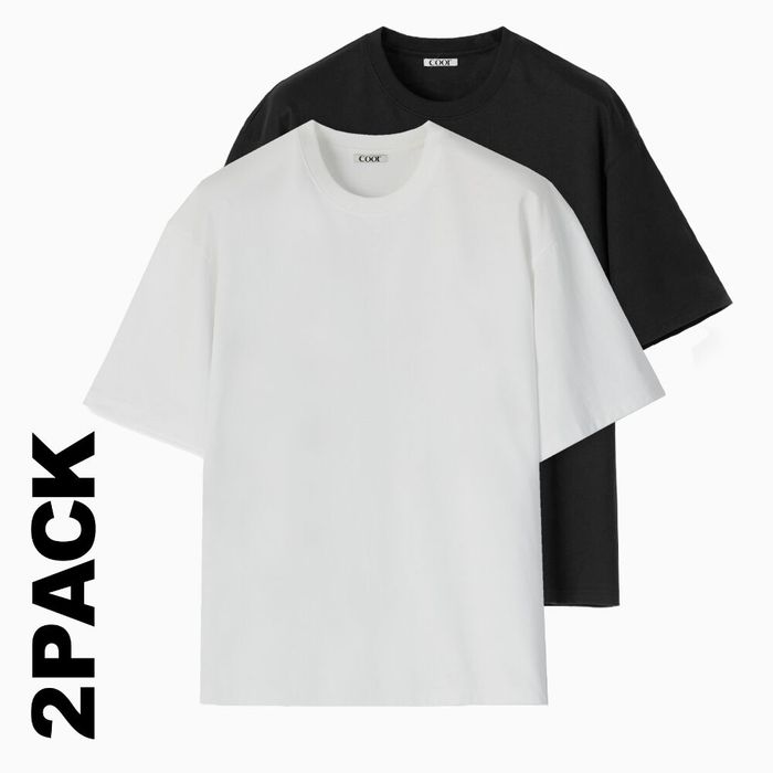 [2PACK] Finest silk oversized fit T-shirt