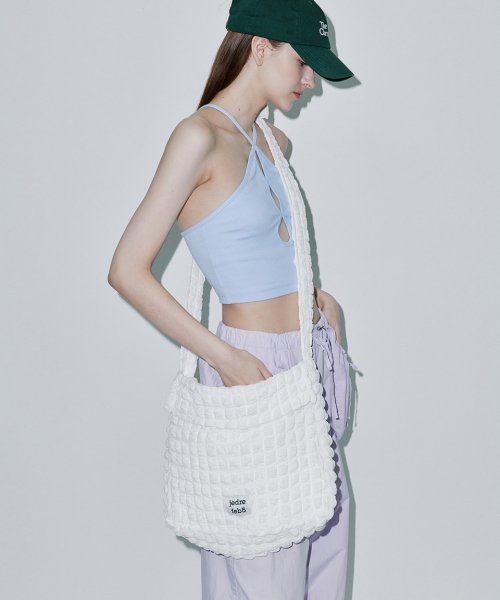 Croiffle Crossbody Bag White