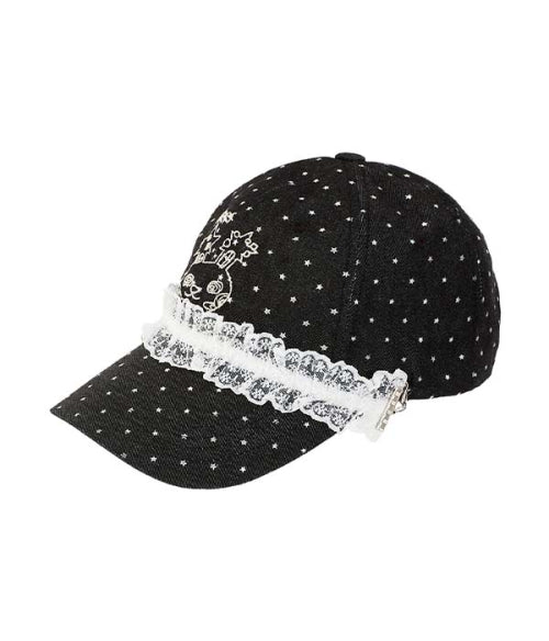 ★YOUTHBATH★ YBX SOUP Loli bunny Lace ball Capblack YBX SOUP Loli bunny Lace ball Cap_black – Wishbucket
