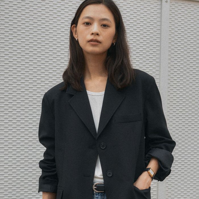 [4/1예약배송]Essential 3-button blazer_Black