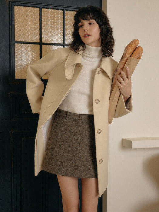 Kana Half Wool Coat / KANA HALF WOOL COAT_2colors