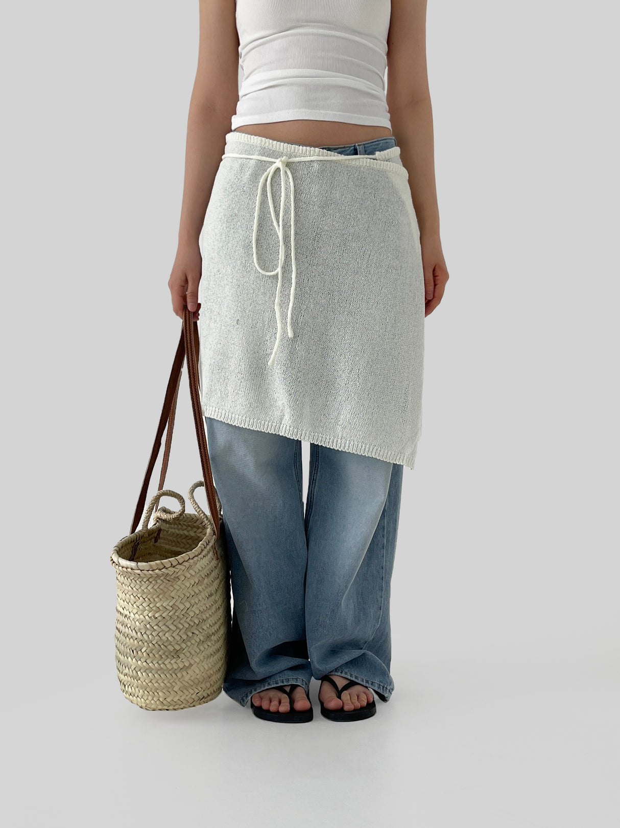 Autumn Knitwear Wrap skirt