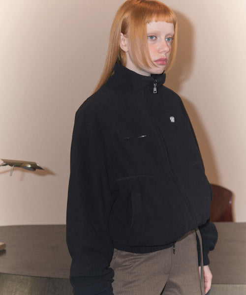 ☆NASTY FANCY CLUB☆ NF TYPO BASIC UNECE WARM GRAY F24QB352 KNIT - [FANCY CLUB]