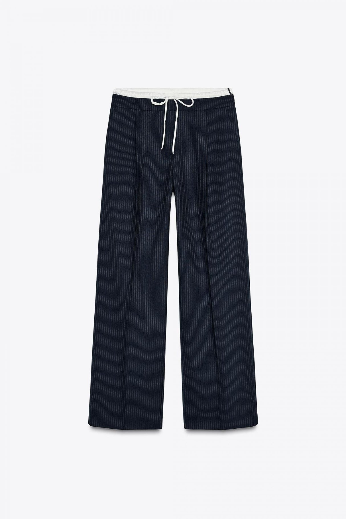 Spanish Shop Zara Double Waist Wide Pants 1608/225 STRIPES