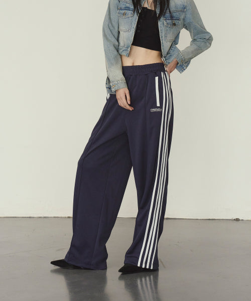 PRDA JERSEY TRACK PANTS NAVY LIGHT GRAY