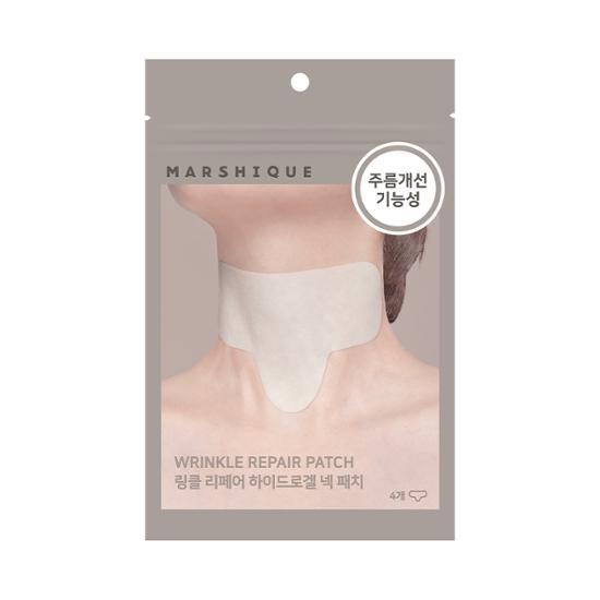 [NEW/Brian PICK] Marsique Wrinkle Repair Hydrogel Neck Patch 4 Sheets