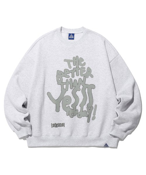 Scribble BTY Sweatshirt_Light Grey (IK2DFMM449A)