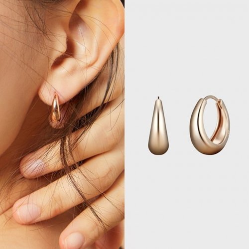 Nicole Earrings MCER011S 14K Gold Plated