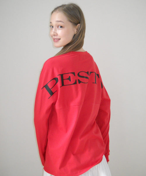 PESTO Oversized PESTO T-Shirt Ketchup - Size & Review | Musinsa