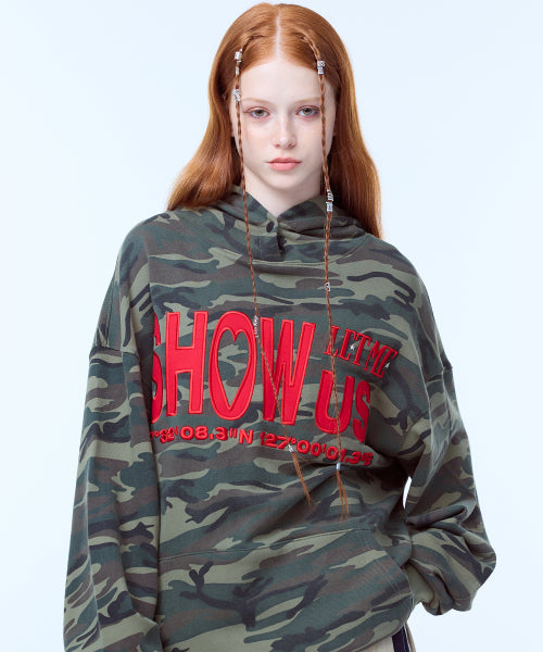 LUVISTRUE SH SHOW US HOODIE (KHAKI) - サイズとレビュー | MUSINSA