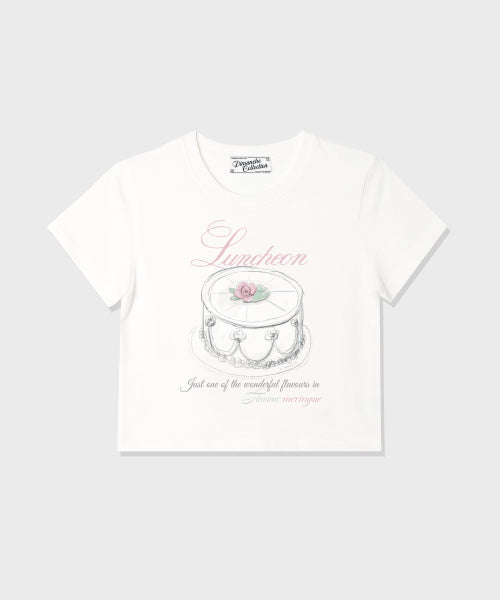 ヴィンテージ ケーキ クロップ Tシャツ