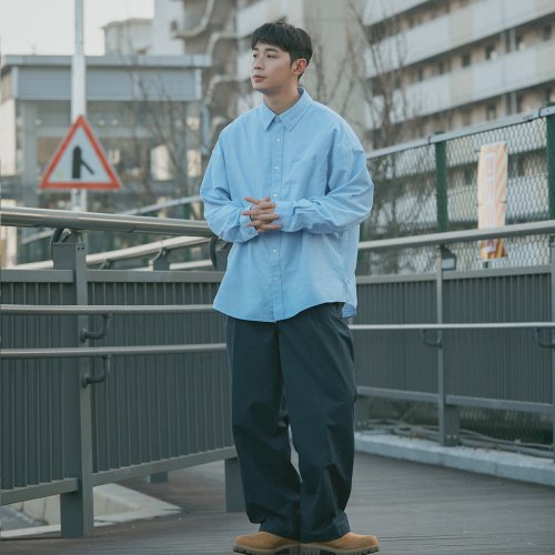 Oversized Oxford Shirt_SPYWC12C02
