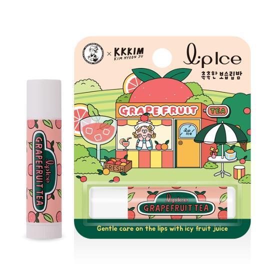 Mentholatum Lip Ice Lip Balm Grapefruit Tea 3.5g