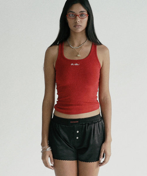 Classic Logo Basic Tank - Red