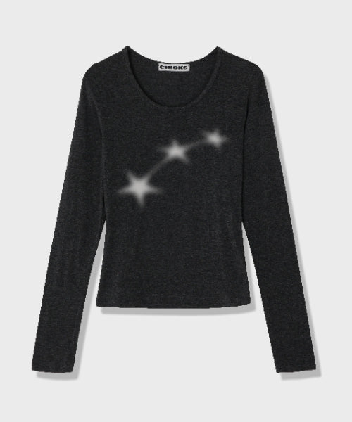 Starlight Long Sleeve T-Shirt Charcoal