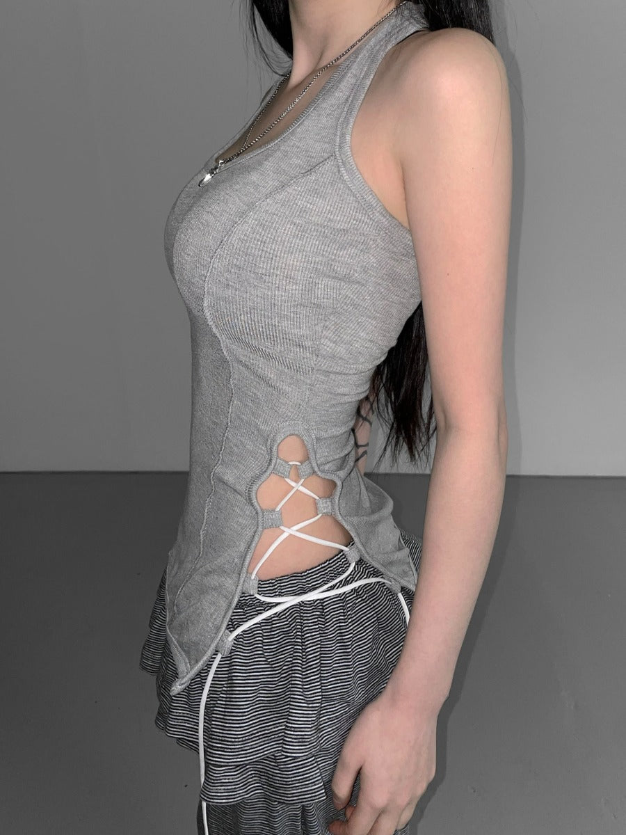 디에어타운 happie halter sleevless (4color)
