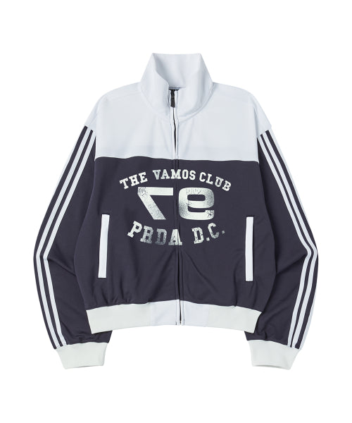 PRENDA TRACK JERSEY ZIP-UP JACKET NAVY - Size & Reviews | MUSINSA