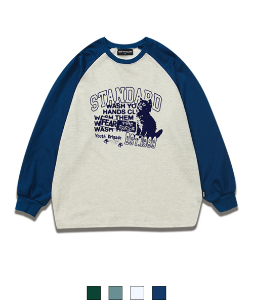 FEAR CAT Raglan Long Sleeve (SNSSTD-0109)