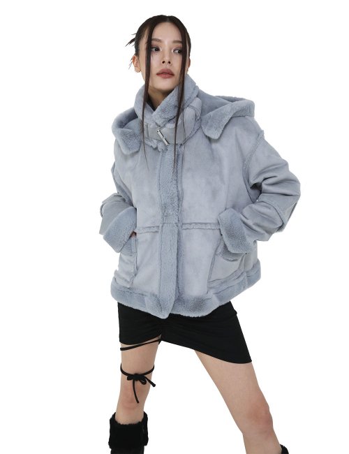 HOOD MUSTANG (BLUE GREY)
