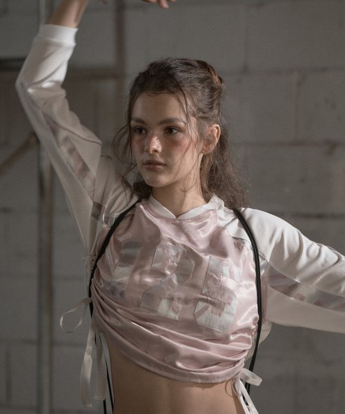 Pink Ribbon Crop Soccer Jersey