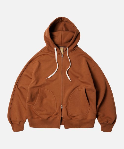 OG Heavyweight Hood Zip-Up Parka _ Brick