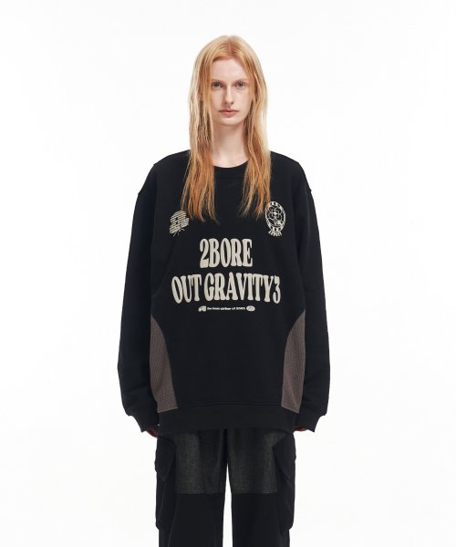 BORE OUT FOOTBALL SWEAT BLACK