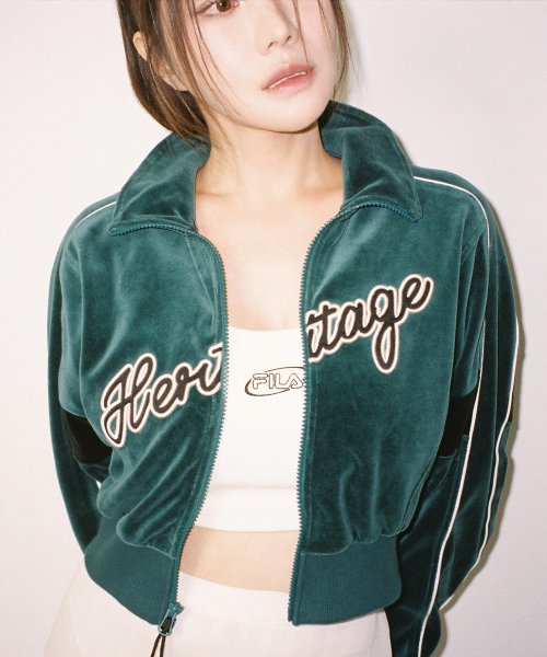 Heritage Velour Track Top (FS2FTF3153FDGR)