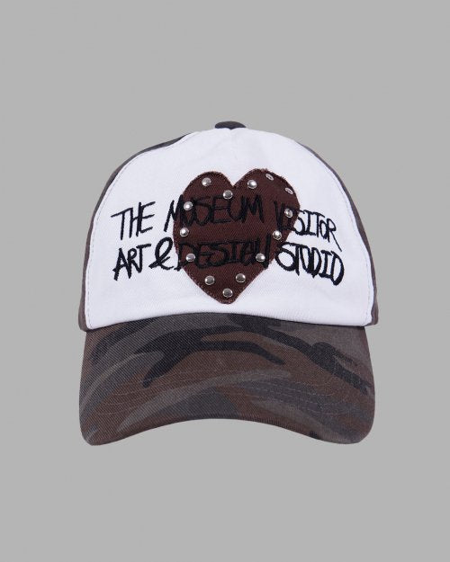 ★THE MUSEUM VISITOR★ ART DANCE LOGO BALLCAP RED 11355 ☆THE MUSEUM VISITOR☆ ART DANCE LOGO BALLCAP RED 11355