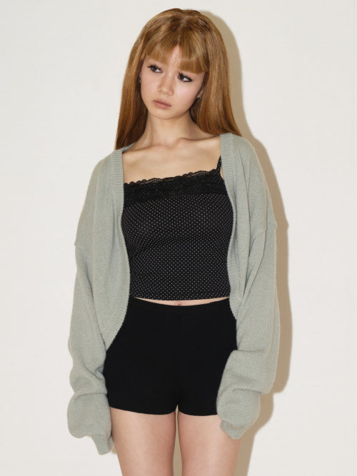 Open Cardigan Mint