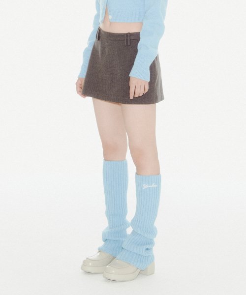 Long leg warmer sky blue