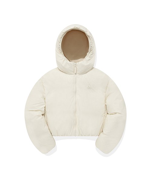 Cherry Short Down Jumper [Ivory]