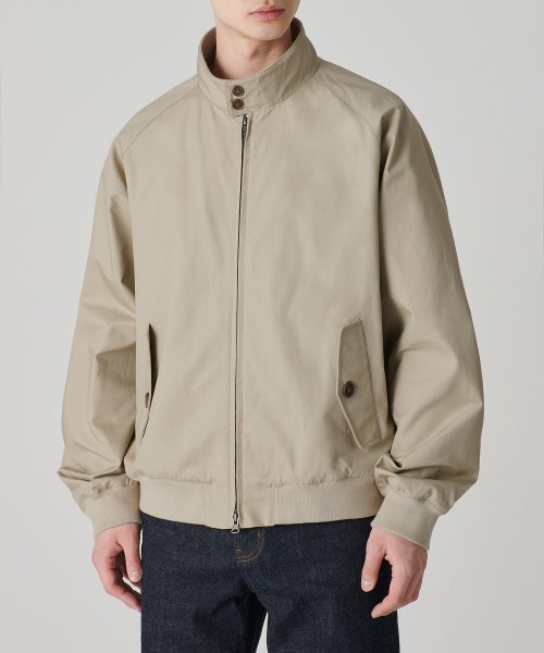 Cotton Harrington Jacket [Beige]
