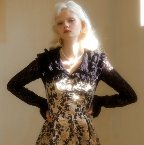 DD humility black blouse
