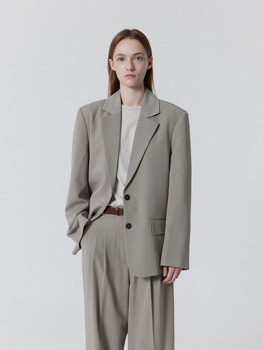 Signature Mood Blazer_OATMEAL