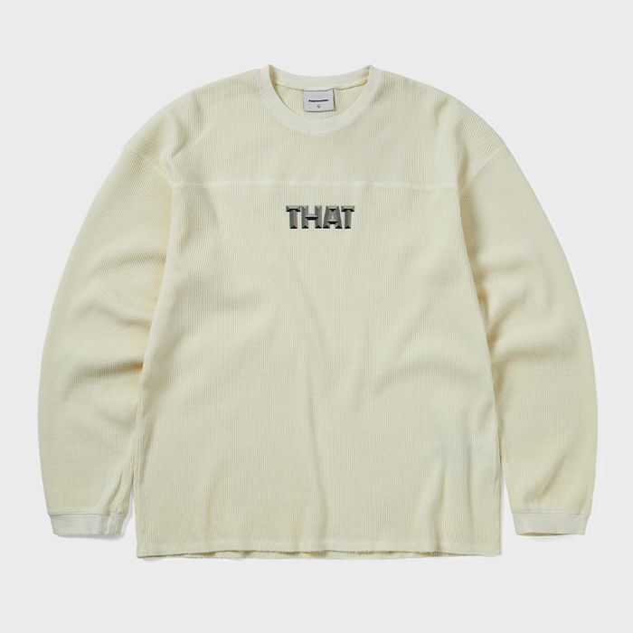 THAT Waffle L/S Tee Ivory