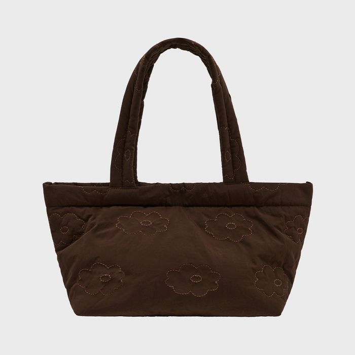 BLOSSOM QUILTING BAG brown