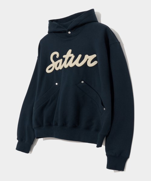 Setter Appliqu챕 Rivet Hood Classic Navy
