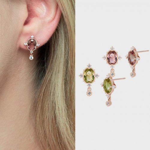 Averil Earrings 14K Gold Pin MCER0207