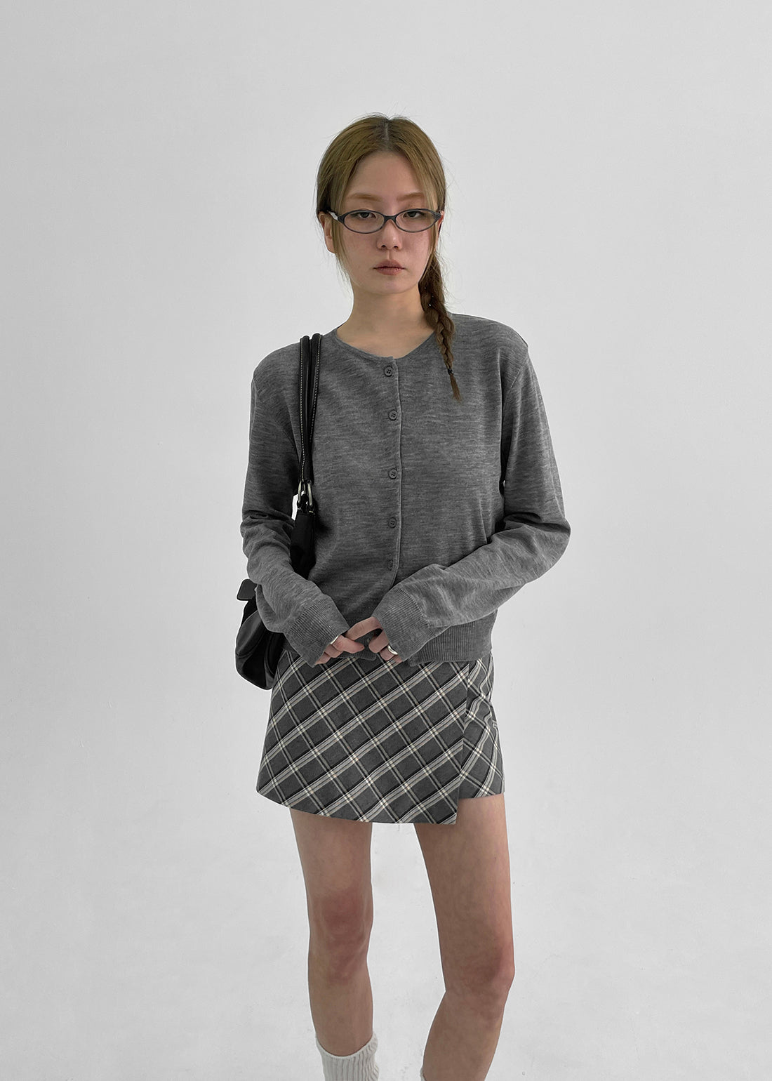Black Up [✨New Spring] Meets Round Knitwear Cardigan