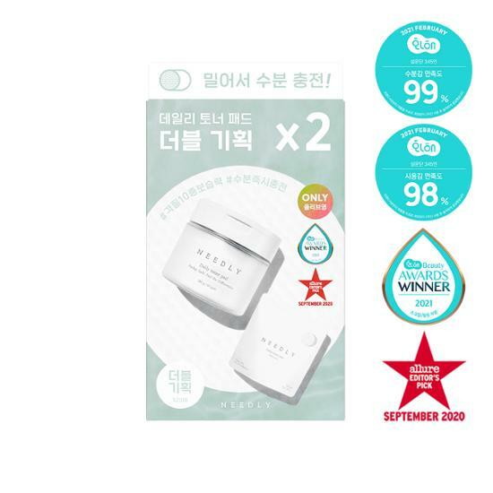 Needly Daily Toner Pad Double Set (Original 60 pads + Refill Pack 60 pads)