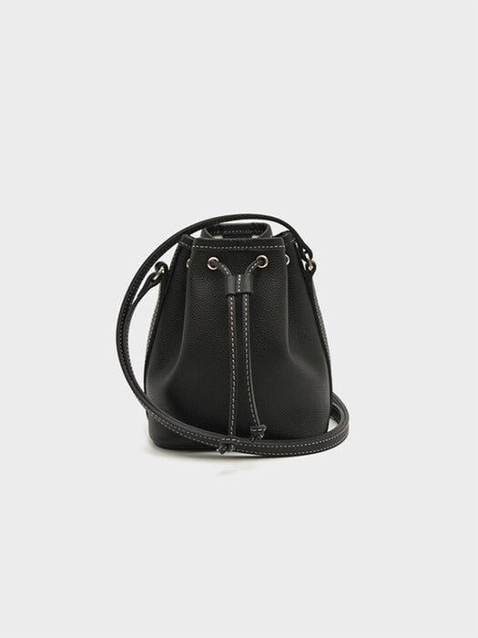 mini bucket bag / black