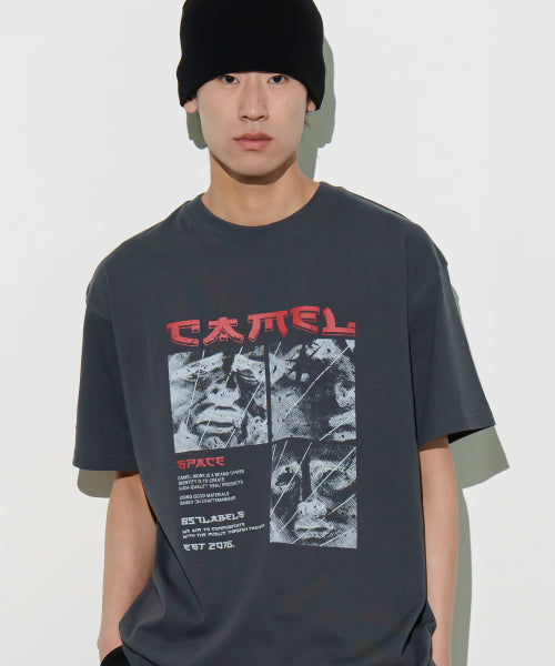 Camel Classic Miss Short Sleeve T-shirt (Charcoal)