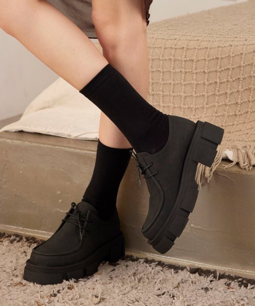 CESTI Casual High Top Derby Roper (BLACK) - Size & Review | Musinsa