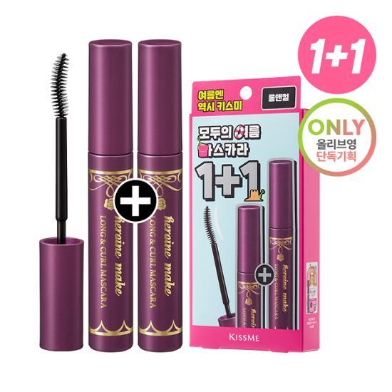 [1+1 Limited Edition] Kiss Me Mascara EX 1+1 Limited Edition (Long/Volume)