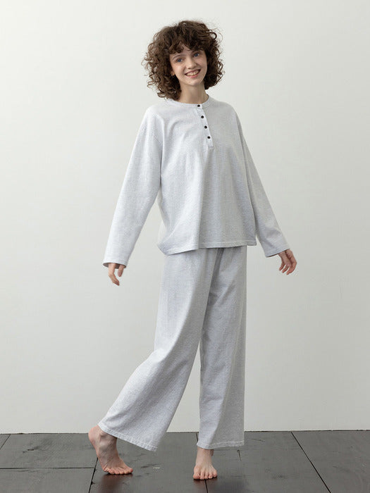 Koznock Ever Pure Cotton Women's Pajama Set Melange