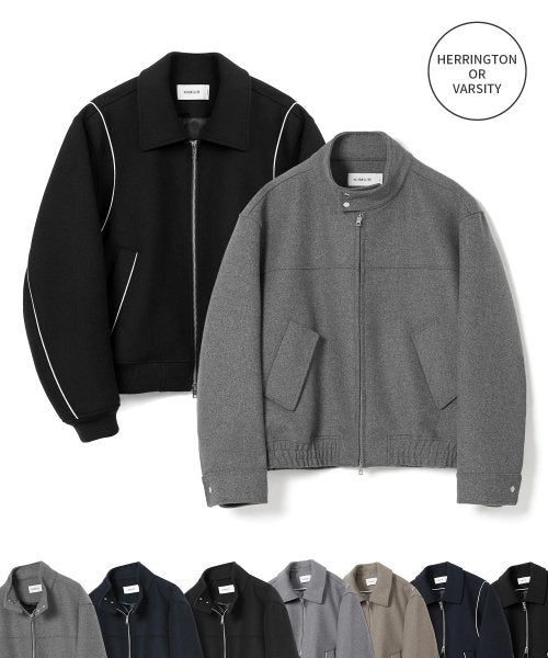 [Harrington OR Varsity] Wool 2-Way Jacket