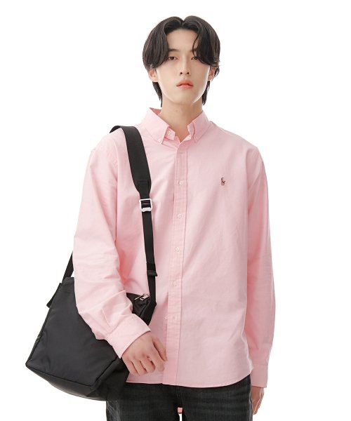 Custom Fit Oxford Shirt - Pink
