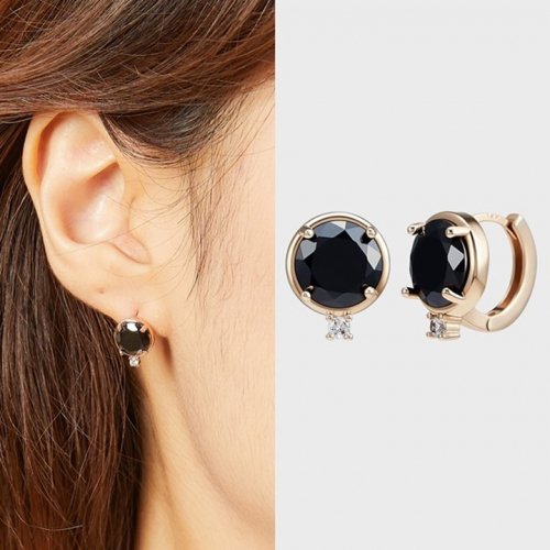 Lucy Earrings MCER004S 14K Gold Plated